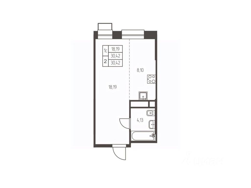Apartment Sale, 30.4 sq. m. at Novaya Ivanteevka, Zavodskaya ulitsa, Ivanteyevka, Pshkinskiy Urban District, Moscow Region, Russia #1 Apartment Sale, 30.4 sq. m. at Novaya Ivanteevka, Zavodskaya ulitsa, Ivanteyevka, Pshkinskiy Urban District, Moscow Region, Russia #1