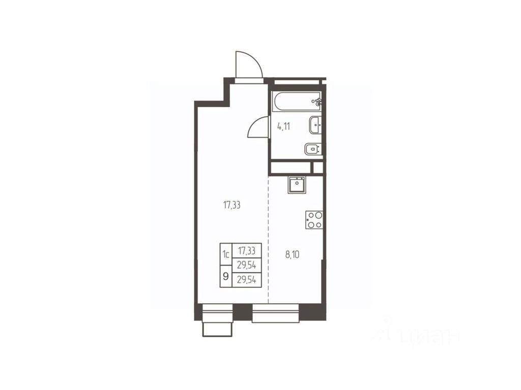 Apartment Sale, 29.5 sq. m. at Novaya Ivanteevka, Zavodskaya ulitsa, Ivanteyevka, Pshkinskiy Urban District, Moscow Region, Russia #1 Apartment Sale, 29.5 sq. m. at Novaya Ivanteevka, Zavodskaya ulitsa, Ivanteyevka, Pshkinskiy Urban District, Moscow Region, Russia #1