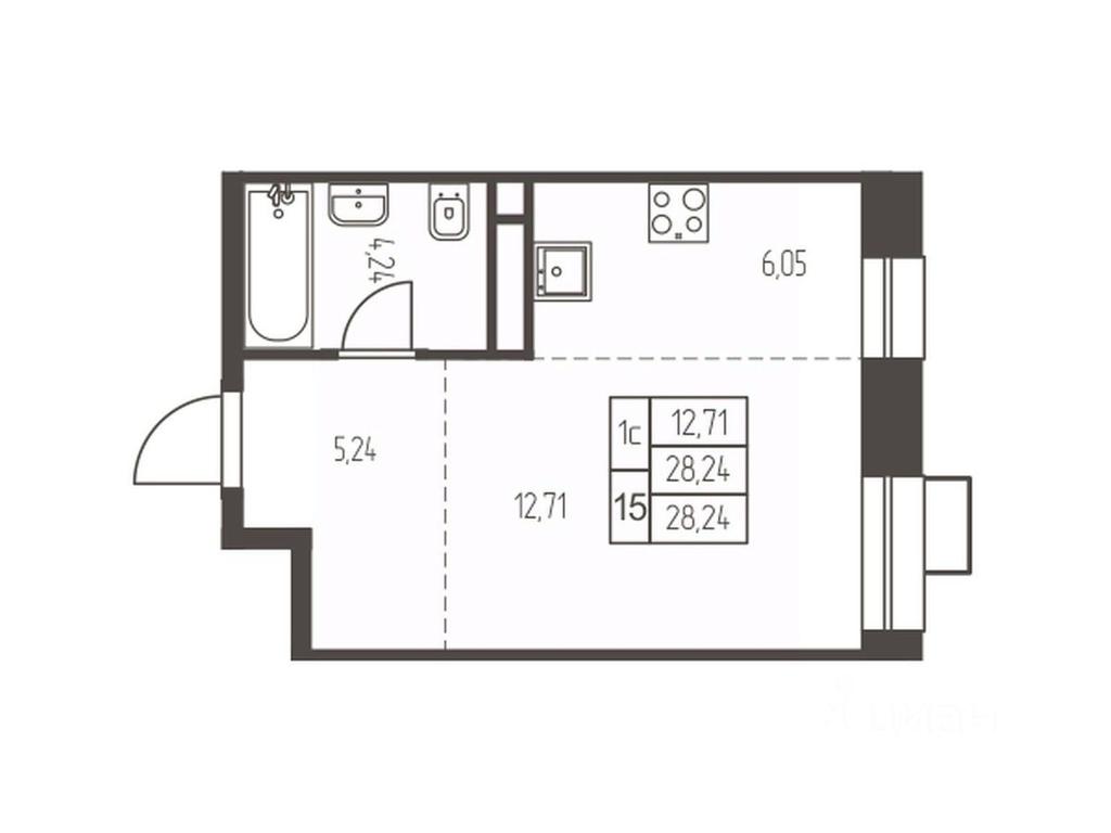 Apartment Sale, 28.2 sq. m. at Novaya Ivanteevka, Zavodskaya ulitsa, Ivanteyevka, Pshkinskiy Urban District, Moscow Region, Russia #1 Apartment Sale, 28.2 sq. m. at Novaya Ivanteevka, Zavodskaya ulitsa, Ivanteyevka, Pshkinskiy Urban District, Moscow Region, Russia #1