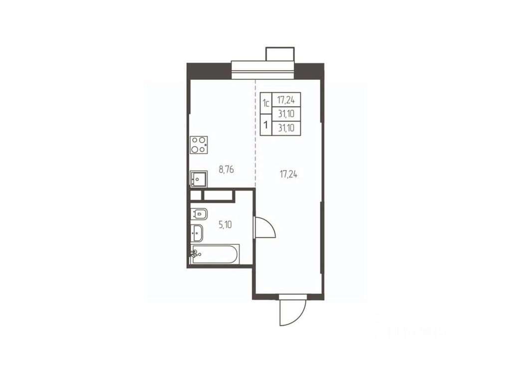 Apartment Sale, 31.1 sq. m. at Novaya Ivanteevka, Zavodskaya ulitsa, Ivanteyevka, Pshkinskiy Urban District, Moscow Region, Russia #1 Apartment Sale, 31.1 sq. m. at Novaya Ivanteevka, Zavodskaya ulitsa, Ivanteyevka, Pshkinskiy Urban District, Moscow Region, Russia #1
