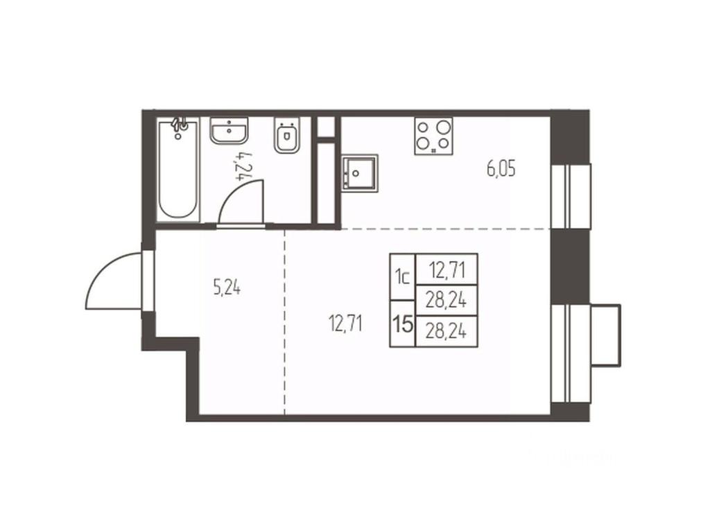 Apartment Sale, 28.2 sq. m. at Novaya Ivanteevka, Zavodskaya ulitsa, Ivanteyevka, Pshkinskiy Urban District, Moscow Region, Russia #1 Apartment Sale, 28.2 sq. m. at Novaya Ivanteevka, Zavodskaya ulitsa, Ivanteyevka, Pshkinskiy Urban District, Moscow Region, Russia #1