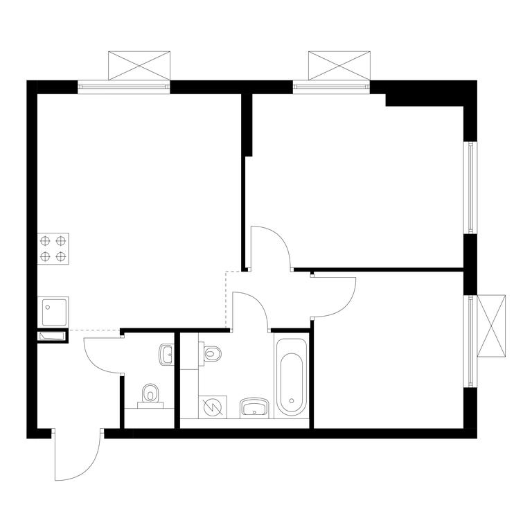 2-BD Apartment Sale, 50.5 sq. m. at Ilinskie Luga, Zapovednaya Street, 1, posyolok Ilyinskoye-Usovo, Krasnogorsk City District, Moscow Region, Russia #1 2-BD Apartment Sale, 50.5 sq. m. at Ilinskie Luga, Zapovednaya Street, 1, posyolok Ilyinskoye-Usovo, Krasnogorsk City District, Moscow Region, Russia #1