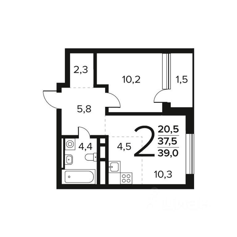 1-BD Apartment Sale, 39 sq. m. at Novye Vatutinki. Kvartal u vody, mikrorayon Zarechny, zhiloy rayon Novyye Vatutinki, Troitsk District, Moscow, Russia #1 1-BD Apartment Sale, 39 sq. m. at Novye Vatutinki. Kvartal u vody, mikrorayon Zarechny, zhiloy rayon Novyye Vatutinki, Troitsk District, Moscow, Russia #1