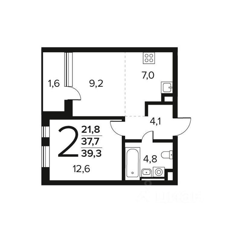 1-BD Apartment Sale, 39.3 sq. m. at Novye Vatutinki. Kvartal u vody, mikrorayon Zarechny, zhiloy rayon Novyye Vatutinki, Troitsk District, Moscow, Russia #1 1-BD Apartment Sale, 39.3 sq. m. at Novye Vatutinki. Kvartal u vody, mikrorayon Zarechny, zhiloy rayon Novyye Vatutinki, Troitsk District, Moscow, Russia #1