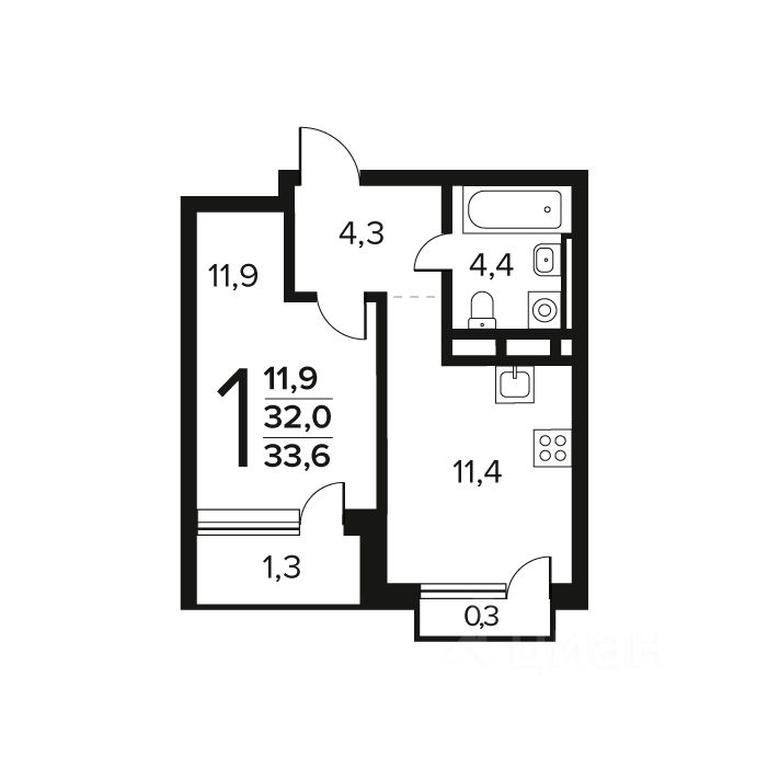 Apartment Sale, 33.6平方米 at Novye Vatutinki. Kvartal u vody, mikrorayon Zarechny, zhiloy rayon Novyye Vatutinki, Troitsk District, Moscow, Russia #1 Apartment Sale, 33.6平方米 at Novye Vatutinki. Kvartal u vody, mikrorayon Zarechny, zhiloy rayon Novyye Vatutinki, Troitsk District, Moscow, Russia #1
