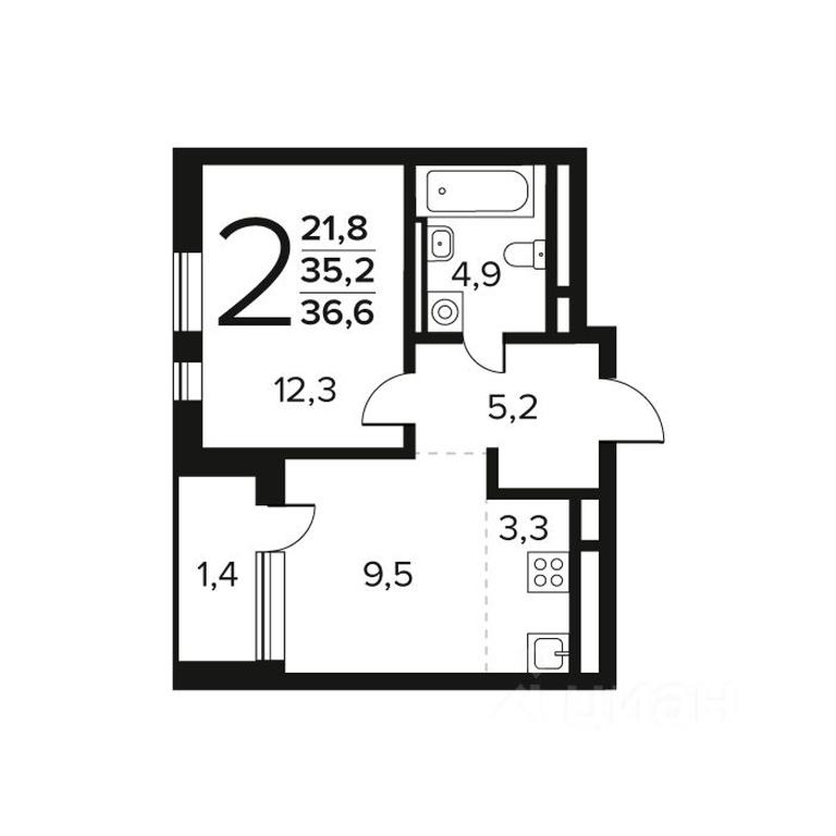 1-BD Apartment Sale, 36.6 sq. m. at Novye Vatutinki. Kvartal u vody, mikrorayon Zarechny, zhiloy rayon Novyye Vatutinki, Troitsk District, Moscow, Russia #1 1-BD Apartment Sale, 36.6 sq. m. at Novye Vatutinki. Kvartal u vody, mikrorayon Zarechny, zhiloy rayon Novyye Vatutinki, Troitsk District, Moscow, Russia #1