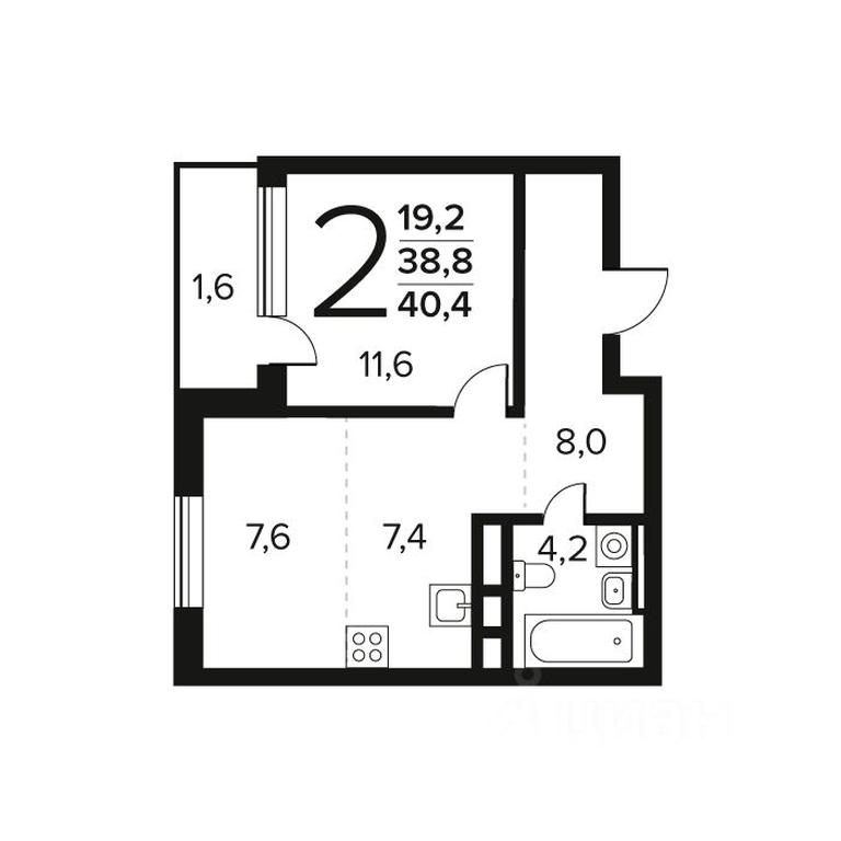 1-BD Apartment Sale, 40.4 sq. m. at Novye Vatutinki. Kvartal u vody, mikrorayon Zarechny, zhiloy rayon Novyye Vatutinki, Troitsk District, Moscow, Russia #1 1-BD Apartment Sale, 40.4 sq. m. at Novye Vatutinki. Kvartal u vody, mikrorayon Zarechny, zhiloy rayon Novyye Vatutinki, Troitsk District, Moscow, Russia #1