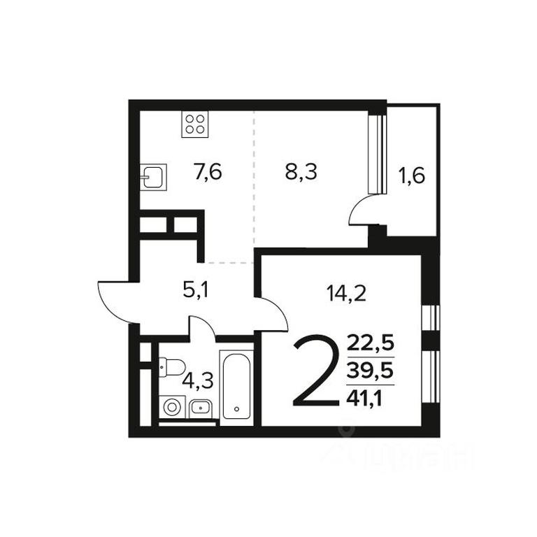1-BD Apartment Sale, 41.1 sq. m. at Novye Vatutinki. Kvartal u vody, mikrorayon Zarechny, zhiloy rayon Novyye Vatutinki, Troitsk District, Moscow, Russia #1 1-BD Apartment Sale, 41.1 sq. m. at Novye Vatutinki. Kvartal u vody, mikrorayon Zarechny, zhiloy rayon Novyye Vatutinki, Troitsk District, Moscow, Russia #1