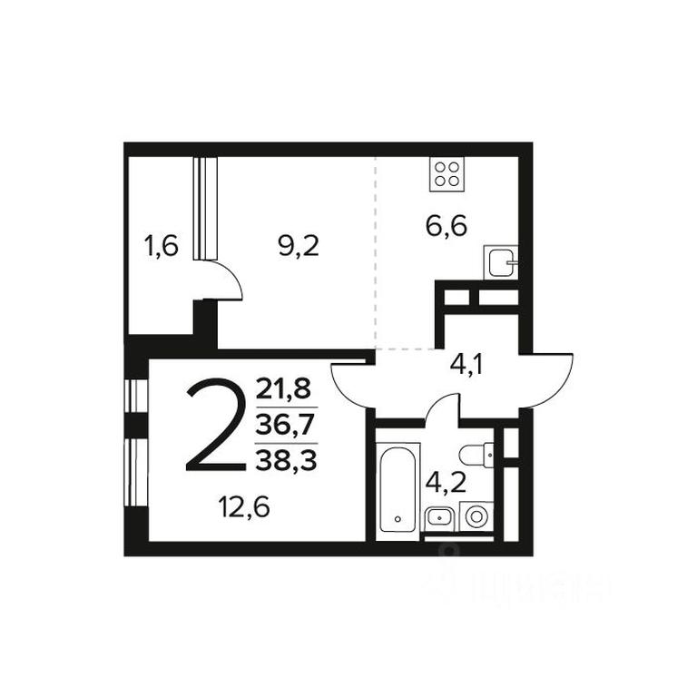 1-BD Apartment Sale, 38.3 sq. m. at Novye Vatutinki. Kvartal u vody, mikrorayon Zarechny, zhiloy rayon Novyye Vatutinki, Troitsk District, Moscow, Russia #1 1-BD Apartment Sale, 38.3 sq. m. at Novye Vatutinki. Kvartal u vody, mikrorayon Zarechny, zhiloy rayon Novyye Vatutinki, Troitsk District, Moscow, Russia #1
