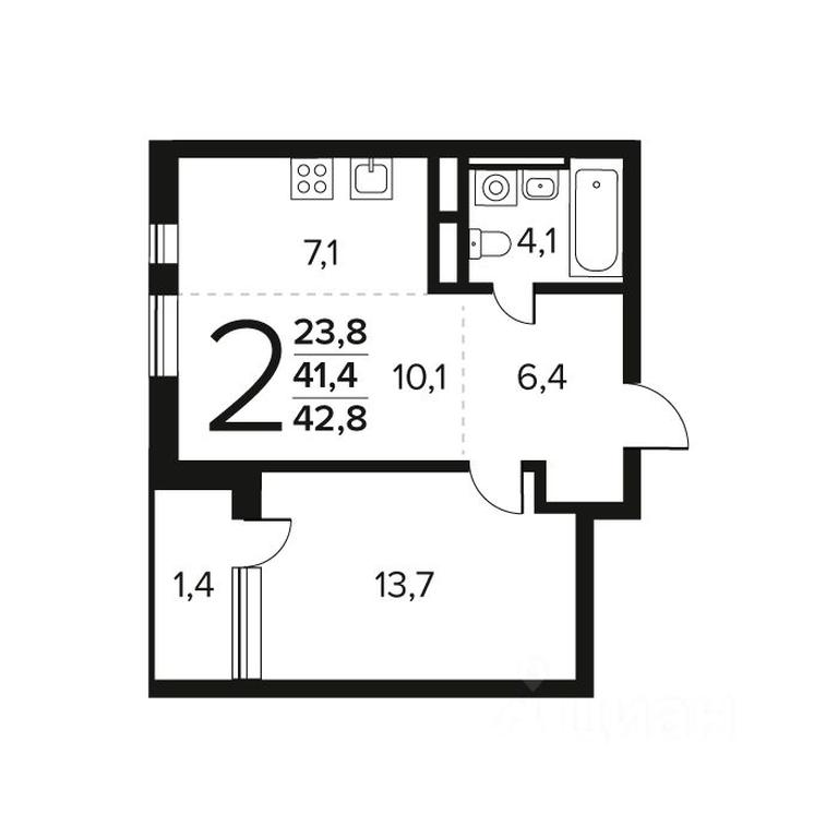 1-BD Apartment Sale, 42.8 sq. m. at Novye Vatutinki. Kvartal u vody, mikrorayon Zarechny, zhiloy rayon Novyye Vatutinki, Troitsk District, Moscow, Russia #1 1-BD Apartment Sale, 42.8 sq. m. at Novye Vatutinki. Kvartal u vody, mikrorayon Zarechny, zhiloy rayon Novyye Vatutinki, Troitsk District, Moscow, Russia #1