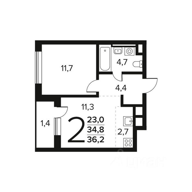 Продажа 1-комн. квартиры, 36,2 м² в ЖК «Новые Ватутинки. Квартал у воды », микрорайон Заречный, жилой район Новые Ватутинки, район Троицк, Москва, Россия #1 Продажа 1-комн. квартиры, 36,2 м² в ЖК «Новые Ватутинки. Квартал у воды », микрорайон Заречный, жилой район Новые Ватутинки, район Троицк, Москва, Россия #1