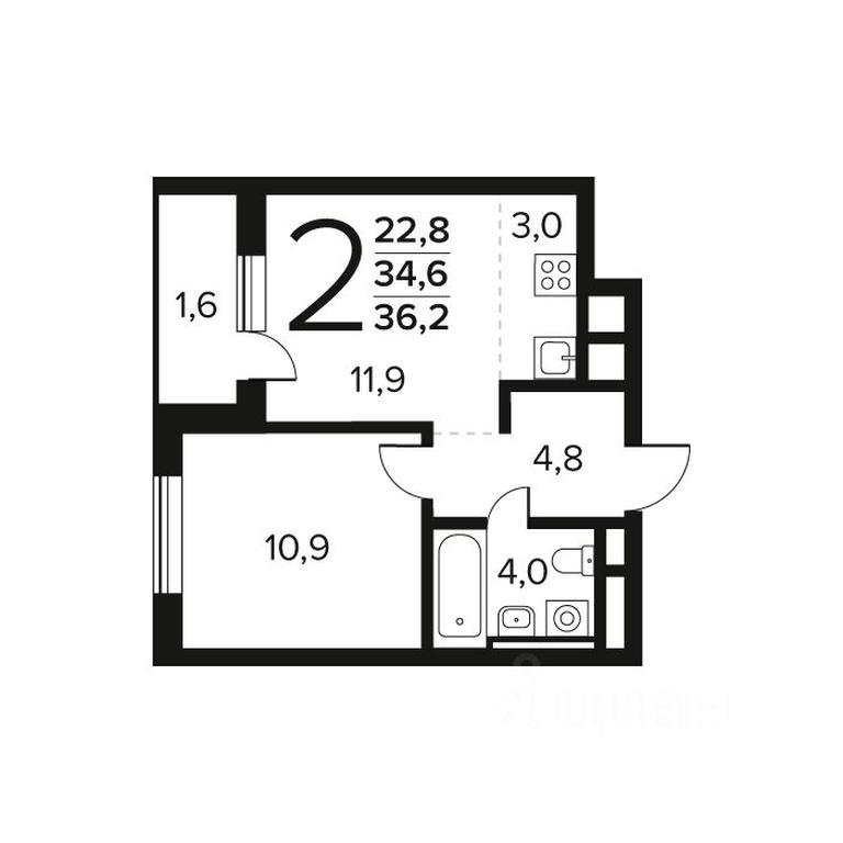 1-BD Apartment Sale, 36.2 sq. m. at Novye Vatutinki. Kvartal u vody, mikrorayon Zarechny, zhiloy rayon Novyye Vatutinki, Troitsk District, Moscow, Russia #1 1-BD Apartment Sale, 36.2 sq. m. at Novye Vatutinki. Kvartal u vody, mikrorayon Zarechny, zhiloy rayon Novyye Vatutinki, Troitsk District, Moscow, Russia #1