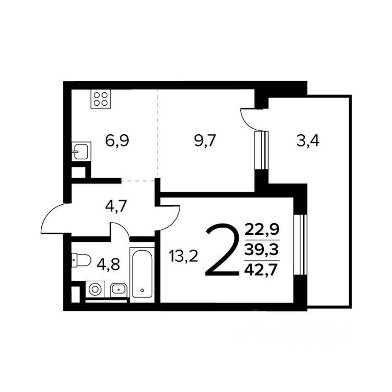 1-BD Apartment Sale, 42.7 sq. m. at Novye Vatutinki. Kvartal u vody, mikrorayon Zarechny, zhiloy rayon Novyye Vatutinki, Troitsk District, Moscow, Russia #1 1-BD Apartment Sale, 42.7 sq. m. at Novye Vatutinki. Kvartal u vody, mikrorayon Zarechny, zhiloy rayon Novyye Vatutinki, Troitsk District, Moscow, Russia #1