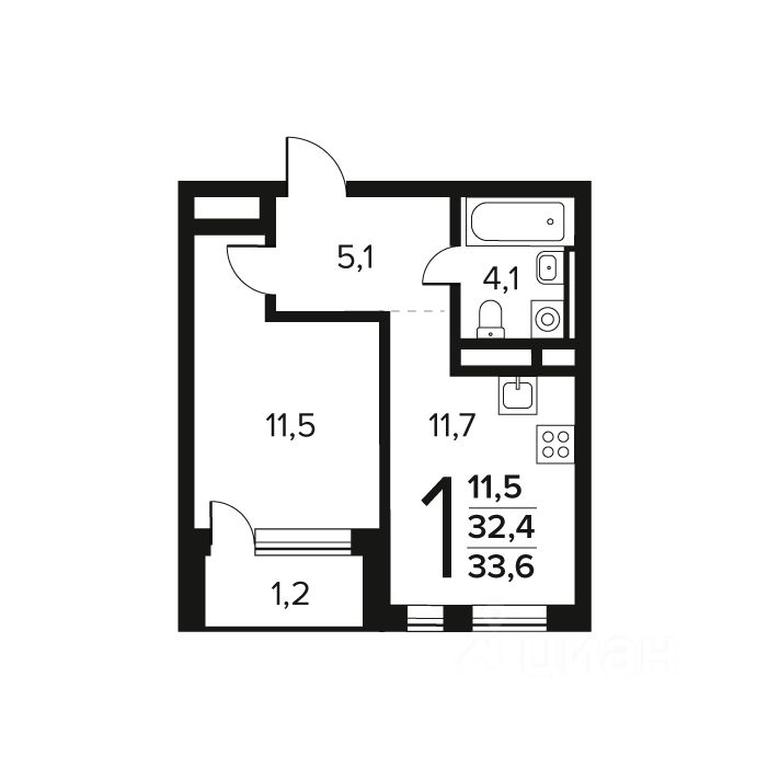 Apartment Sale, 33.6 sq. m. at Novye Vatutinki. Kvartal u vody, mikrorayon Zarechny, zhiloy rayon Novyye Vatutinki, Troitsk District, Moscow, Russia #1 Apartment Sale, 33.6 sq. m. at Novye Vatutinki. Kvartal u vody, mikrorayon Zarechny, zhiloy rayon Novyye Vatutinki, Troitsk District, Moscow, Russia #1