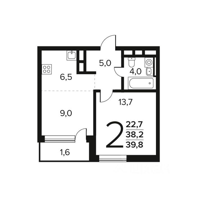 1-BD Apartment Sale, 39.8 sq. m. at Novye Vatutinki. Kvartal u vody, mikrorayon Zarechny, zhiloy rayon Novyye Vatutinki, Troitsk District, Moscow, Russia #1 1-BD Apartment Sale, 39.8 sq. m. at Novye Vatutinki. Kvartal u vody, mikrorayon Zarechny, zhiloy rayon Novyye Vatutinki, Troitsk District, Moscow, Russia #1