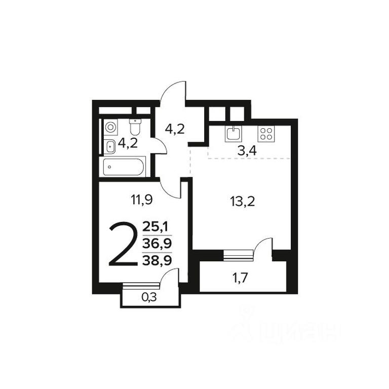 1-BD Apartment Sale, 38.9 sq. m. at Novye Vatutinki. Kvartal u vody, mikrorayon Zarechny, zhiloy rayon Novyye Vatutinki, Troitsk District, Moscow, Russia #1 1-BD Apartment Sale, 38.9 sq. m. at Novye Vatutinki. Kvartal u vody, mikrorayon Zarechny, zhiloy rayon Novyye Vatutinki, Troitsk District, Moscow, Russia #1