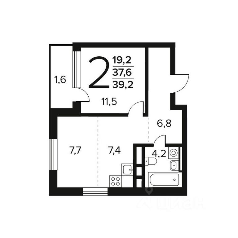 1-BD Apartment Sale, 39.2 sq. m. at Novye Vatutinki. Kvartal u vody, mikrorayon Zarechny, zhiloy rayon Novyye Vatutinki, Troitsk District, Moscow, Russia #1 1-BD Apartment Sale, 39.2 sq. m. at Novye Vatutinki. Kvartal u vody, mikrorayon Zarechny, zhiloy rayon Novyye Vatutinki, Troitsk District, Moscow, Russia #1