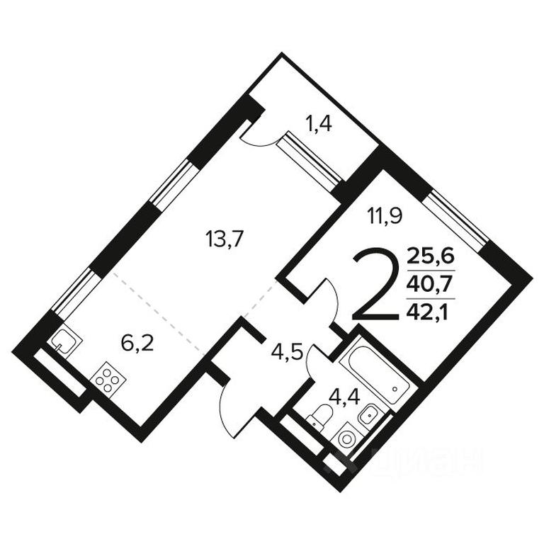 Продажа 1-комн. квартиры, 42,1 м² в ЖК «Новые Ватутинки. Квартал у воды », микрорайон Заречный, жилой район Новые Ватутинки, район Троицк, Москва, Россия #1 Продажа 1-комн. квартиры, 42,1 м² в ЖК «Новые Ватутинки. Квартал у воды », микрорайон Заречный, жилой район Новые Ватутинки, район Троицк, Москва, Россия #1
