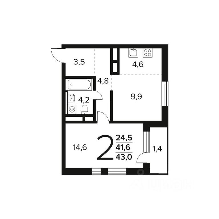 1-BD Apartment Sale, 43 sq. m. at Novye Vatutinki. Kvartal u vody, mikrorayon Zarechny, zhiloy rayon Novyye Vatutinki, Troitsk District, Moscow, Russia #1 1-BD Apartment Sale, 43 sq. m. at Novye Vatutinki. Kvartal u vody, mikrorayon Zarechny, zhiloy rayon Novyye Vatutinki, Troitsk District, Moscow, Russia #1