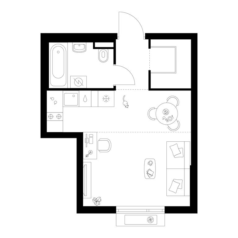 Apartment Sale, 28.6 sq. m. at Salarevo Park, Salaryevskaya Street, 8к1, Moskovskiy Settlement, Moscow, Russia #1 Apartment Sale, 28.6 sq. m. at Salarevo Park, Salaryevskaya Street, 8к1, Moskovskiy Settlement, Moscow, Russia #1