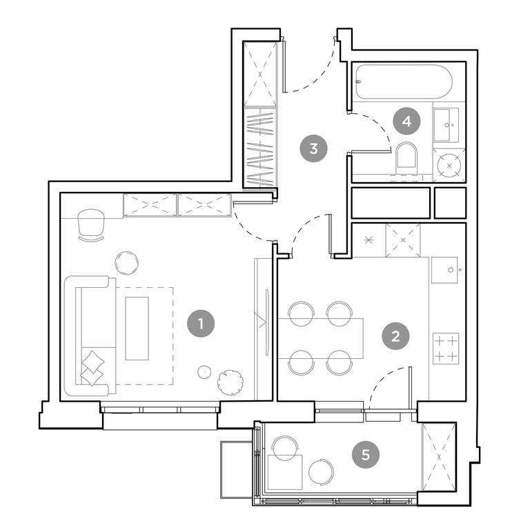 Продажа 1-комн. квартиры, 35,4 м² в ЖК «Гоголь Парк», улица Гоголя, 3, Люберцы, Московская область, Россия #1