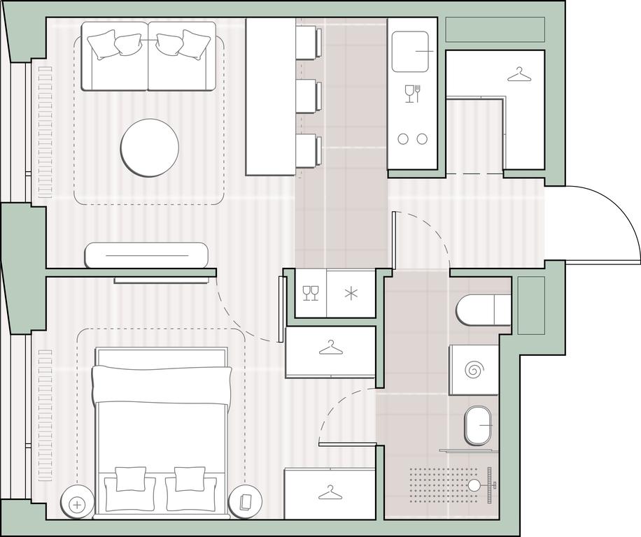 1-BD Apartment Sale, 34.4平方米 at Sreda na Lobachevskogo, Ochakovskoye Highway, Moscow, Russia #1 1-BD Apartment Sale, 34.4平方米 at Sreda na Lobachevskogo, Ochakovskoye Highway, Moscow, Russia #1