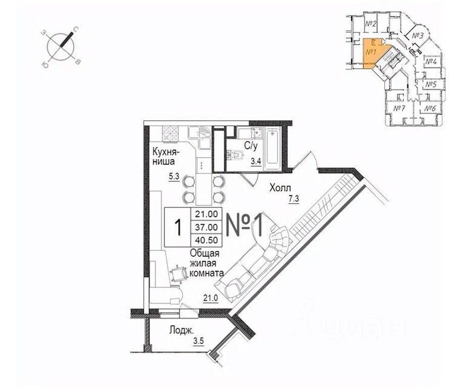 Apartment Sale, 40.9 sq. m. at Shkolny, Shkolnaya Street, 9, Naro-Fominsk, Moscow Region, Russia #1 Apartment Sale, 40.9 sq. m. at Shkolny, Shkolnaya Street, 9, Naro-Fominsk, Moscow Region, Russia #1