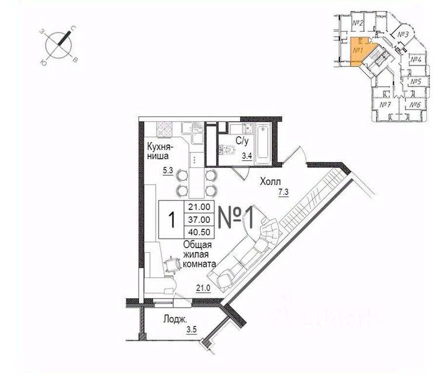 Apartment Sale, 40.8 sq. m. at Shkolny, Shkolnaya Street, 9, Naro-Fominsk, Moscow Region, Russia #1 Apartment Sale, 40.8 sq. m. at Shkolny, Shkolnaya Street, 9, Naro-Fominsk, Moscow Region, Russia #1