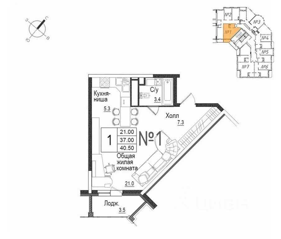 Apartment Sale, 40.5 sq. m. at Shkolny, Shkolnaya Street, 9, Naro-Fominsk, Moscow Region, Russia #1 Apartment Sale, 40.5 sq. m. at Shkolny, Shkolnaya Street, 9, Naro-Fominsk, Moscow Region, Russia #1