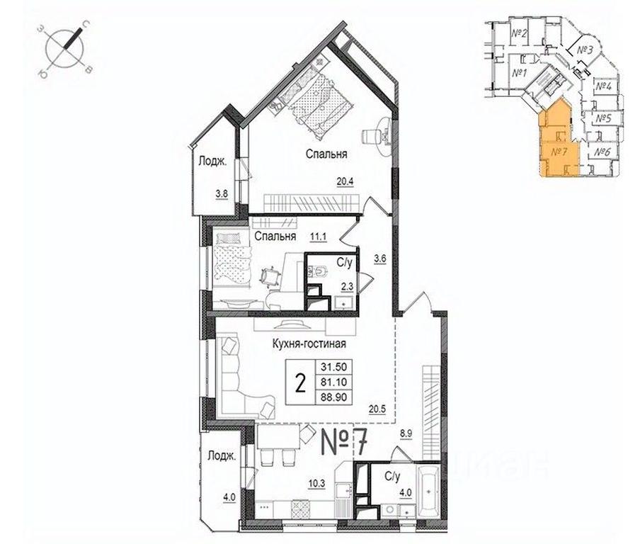 1-BD Apartment Sale, 90 sq. m. at Shkolny, Shkolnaya Street, 9, Naro-Fominsk, Moscow Region, Russia #1 1-BD Apartment Sale, 90 sq. m. at Shkolny, Shkolnaya Street, 9, Naro-Fominsk, Moscow Region, Russia #1