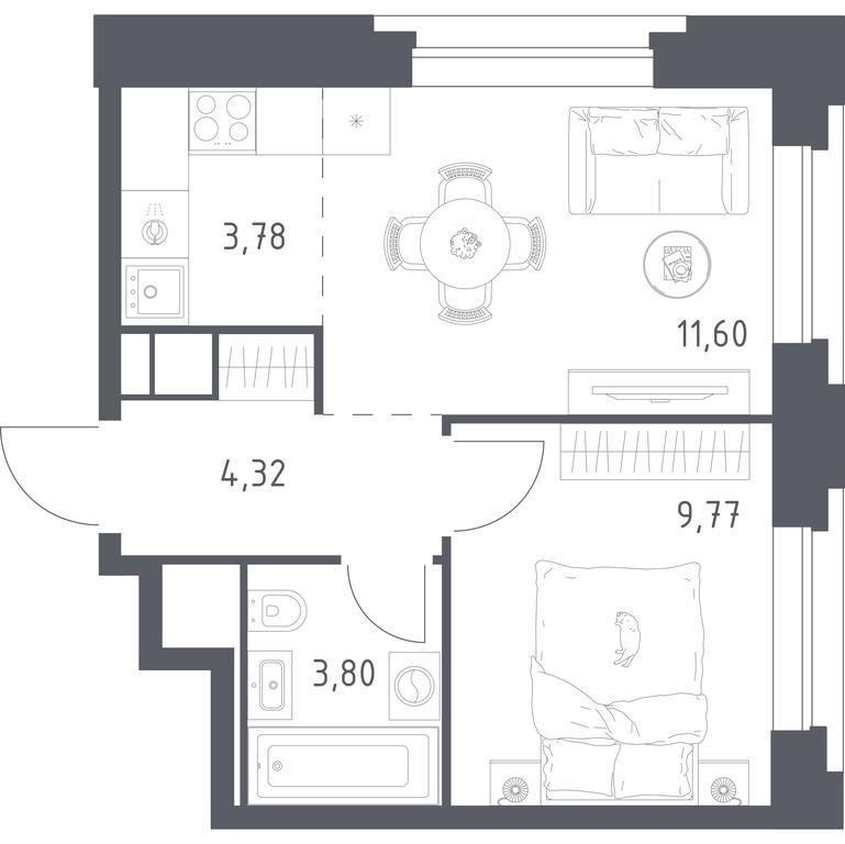 Apartment Sale, 33.27 sq. m. at Vereiskaya 41, Vereyskaya Street, 41, Moscow, Russia #1 Apartment Sale, 33.27 sq. m. at Vereiskaya 41, Vereyskaya Street, 41, Moscow, Russia #1