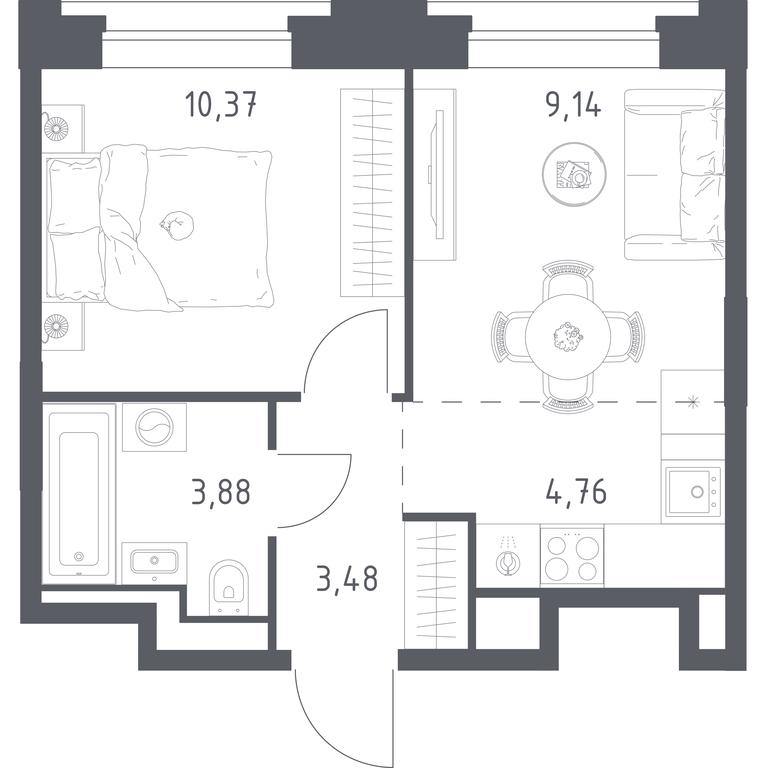 Apartment Sale, 31.63 sq. m. at Vereiskaya 41, Vereyskaya Street, 41, Moscow, Russia #1 Apartment Sale, 31.63 sq. m. at Vereiskaya 41, Vereyskaya Street, 41, Moscow, Russia #1