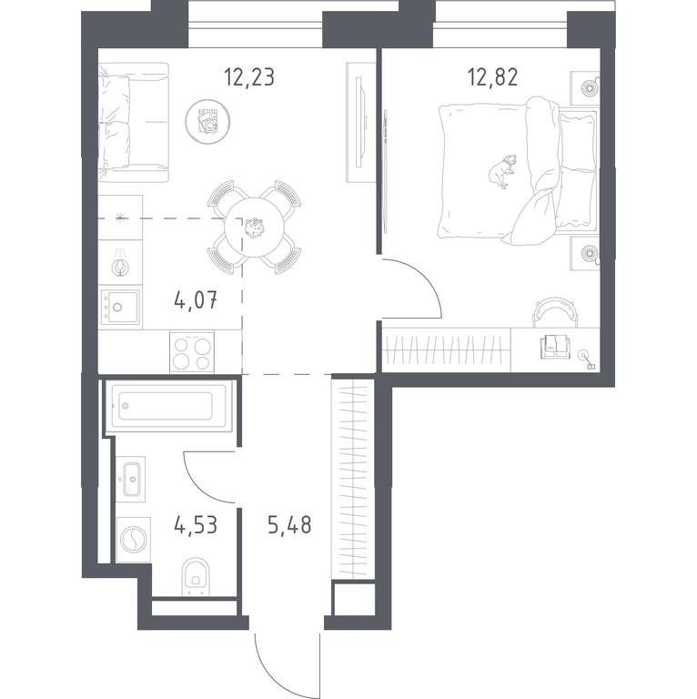 Apartment Sale, 39.13 sq. m. at Vereiskaya 41, Vereyskaya Street, 41, Moscow, Russia #1 Apartment Sale, 39.13 sq. m. at Vereiskaya 41, Vereyskaya Street, 41, Moscow, Russia #1