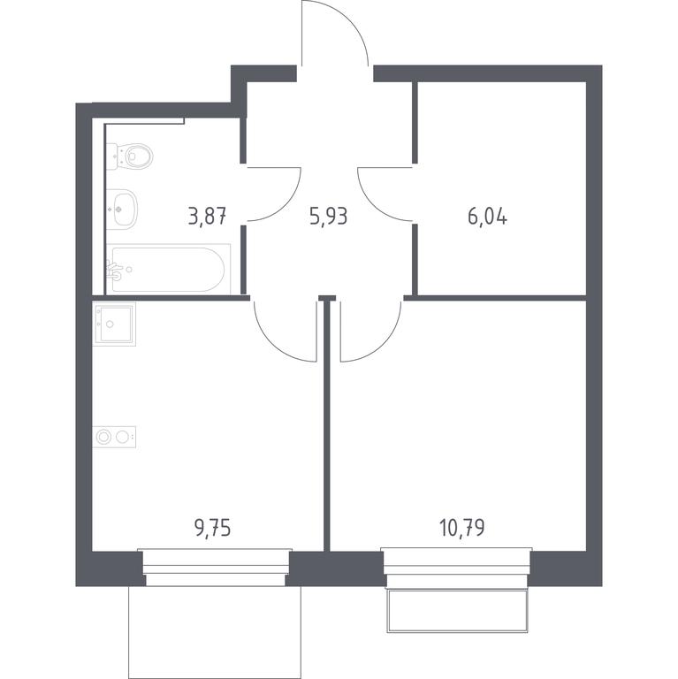 Apartment Sale, 36.38 sq. m. at Novoe Vnukovo, kvartal № 38, Kokoshkino Settlement, Moscow, Russia #1