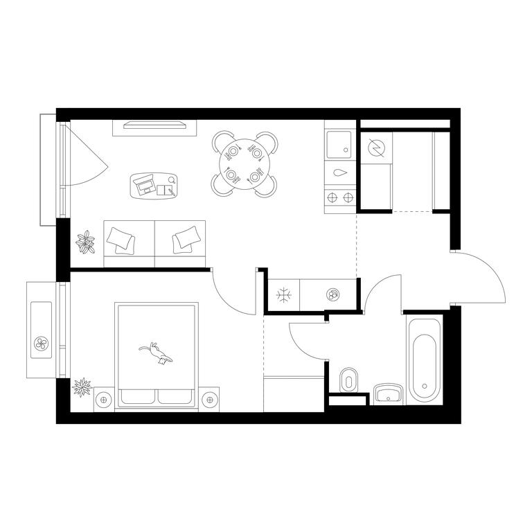 1-BD Apartment Sale, 36.85 sq. m. at Ilinskie Luga, Zapovednaya Street, 1, posyolok Ilyinskoye-Usovo, Krasnogorsk City District, Moscow Region, Russia #1 1-BD Apartment Sale, 36.85 sq. m. at Ilinskie Luga, Zapovednaya Street, 1, posyolok Ilyinskoye-Usovo, Krasnogorsk City District, Moscow Region, Russia #1