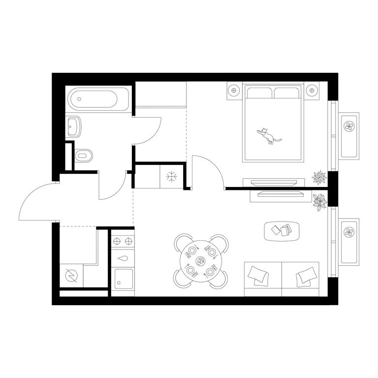 1-BD Apartment Sale, 35.49 sq. m. at Ilinskie Luga, Zapovednaya Street, 1, posyolok Ilyinskoye-Usovo, Krasnogorsk City District, Moscow Region, Russia #1 1-BD Apartment Sale, 35.49 sq. m. at Ilinskie Luga, Zapovednaya Street, 1, posyolok Ilyinskoye-Usovo, Krasnogorsk City District, Moscow Region, Russia #1