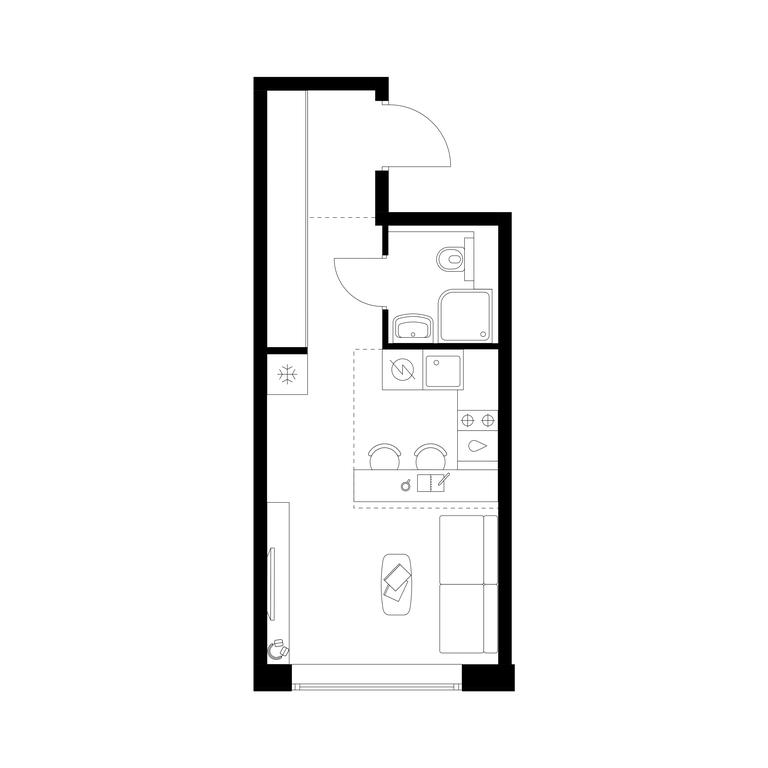 Apartment Sale, 24.5 sq. m. at Businovskiy Park, Izhorskaya Street, 6с5, Moscow, Russia #1 Apartment Sale, 24.5 sq. m. at Businovskiy Park, Izhorskaya Street, 6с5, Moscow, Russia #1