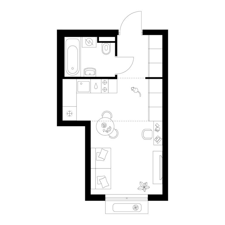 Apartment Sale, 24.2 sq. m. at Ilinskie Luga, Zapovednaya Street, 1, posyolok Ilyinskoye-Usovo, Krasnogorsk City District, Moscow Region, Russia #1 Apartment Sale, 24.2 sq. m. at Ilinskie Luga, Zapovednaya Street, 1, posyolok Ilyinskoye-Usovo, Krasnogorsk City District, Moscow Region, Russia #1