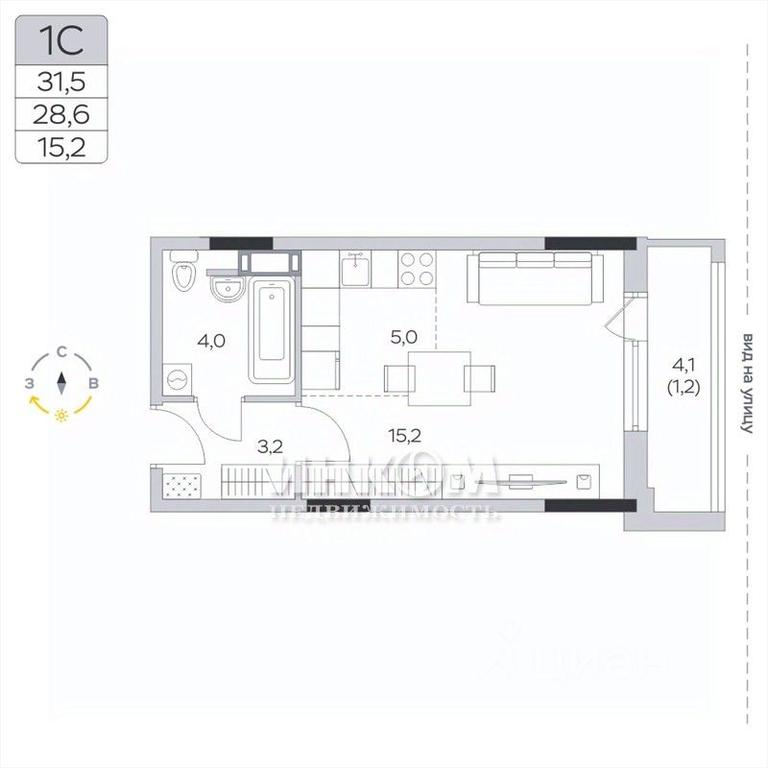 Apartment Sale, 28.7平方米 at Pirogovskaya Rivera, Tsentralnaya Street, Pirogovo Village, Mytishi Urban District, Moscow Region, Russia #1 Apartment Sale, 28.7平方米 at Pirogovskaya Rivera, Tsentralnaya Street, Pirogovo Village, Mytishi Urban District, Moscow Region, Russia #1