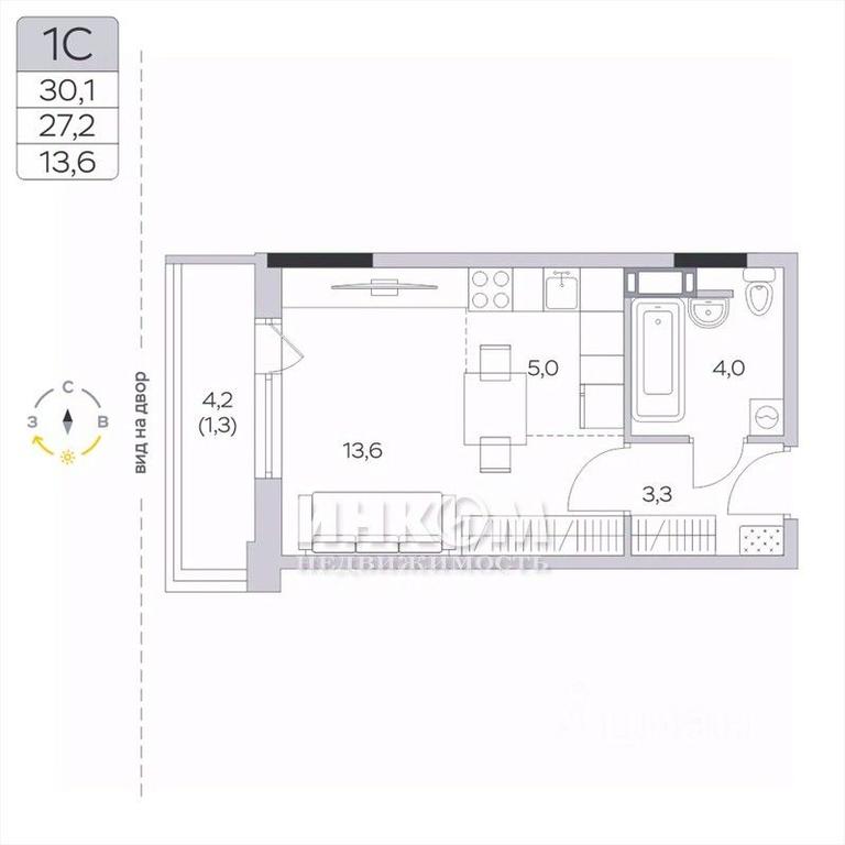 Apartment Sale, 27.4 sq. m. at Pirogovskaya Rivera, Tsentralnaya Street, Pirogovo Village, Mytishi Urban District, Moscow Region, Russia #1 Apartment Sale, 27.4 sq. m. at Pirogovskaya Rivera, Tsentralnaya Street, Pirogovo Village, Mytishi Urban District, Moscow Region, Russia #1
