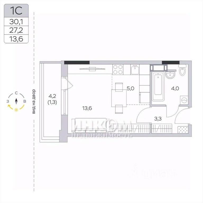 Apartment Sale, 27.2平方米 at Pirogovskaya Rivera, Tsentralnaya Street, Pirogovo Village, Mytishi Urban District, Moscow Region, Russia #1 Apartment Sale, 27.2平方米 at Pirogovskaya Rivera, Tsentralnaya Street, Pirogovo Village, Mytishi Urban District, Moscow Region, Russia #1