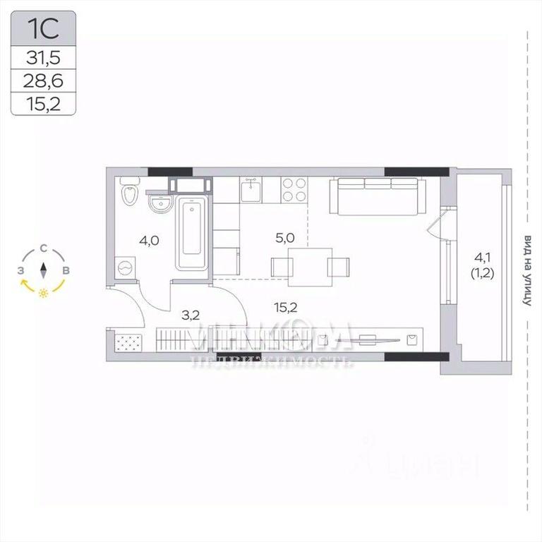 Apartment Sale, 28.7平方米 at Pirogovskaya Rivera, Tsentralnaya Street, Pirogovo Village, Mytishi Urban District, Moscow Region, Russia #1 Apartment Sale, 28.7平方米 at Pirogovskaya Rivera, Tsentralnaya Street, Pirogovo Village, Mytishi Urban District, Moscow Region, Russia #1