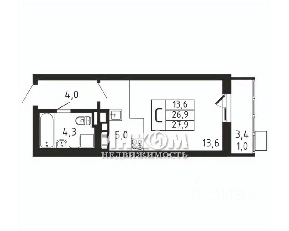 Apartment Sale, 27.9 sq. m. at Pirogovskaya Rivera, Tsentralnaya Street, Pirogovo Village, Mytishi Urban District, Moscow Region, Russia #1 Apartment Sale, 27.9 sq. m. at Pirogovskaya Rivera, Tsentralnaya Street, Pirogovo Village, Mytishi Urban District, Moscow Region, Russia #1