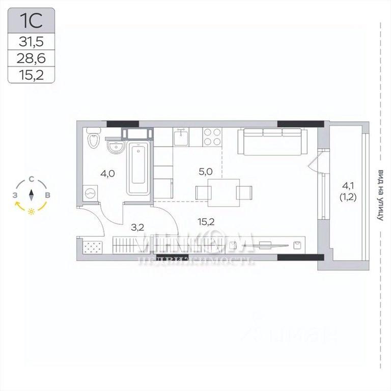Apartment Sale, 28.6 sq. m. at Pirogovskaya Rivera, Tsentralnaya Street, Pirogovo Village, Mytishi Urban District, Moscow Region, Russia #1 Apartment Sale, 28.6 sq. m. at Pirogovskaya Rivera, Tsentralnaya Street, Pirogovo Village, Mytishi Urban District, Moscow Region, Russia #1