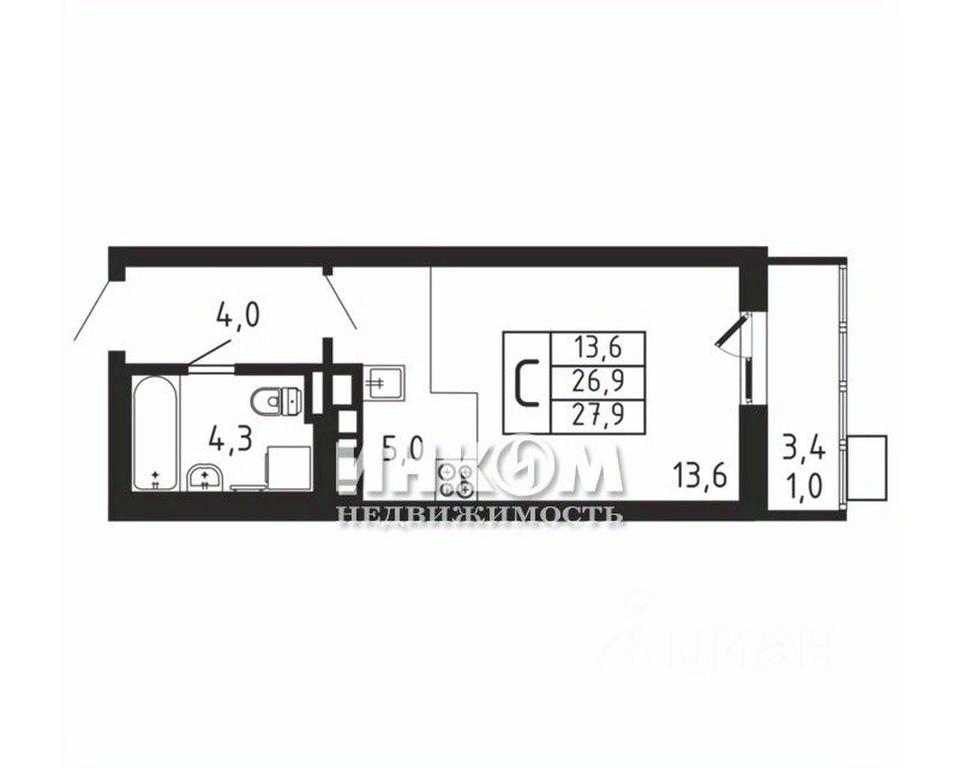 Apartment Sale, 27.9 sq. m. at Pirogovskaya Rivera, Tsentralnaya Street, Pirogovo Village, Mytishi Urban District, Moscow Region, Russia #1 Apartment Sale, 27.9 sq. m. at Pirogovskaya Rivera, Tsentralnaya Street, Pirogovo Village, Mytishi Urban District, Moscow Region, Russia #1