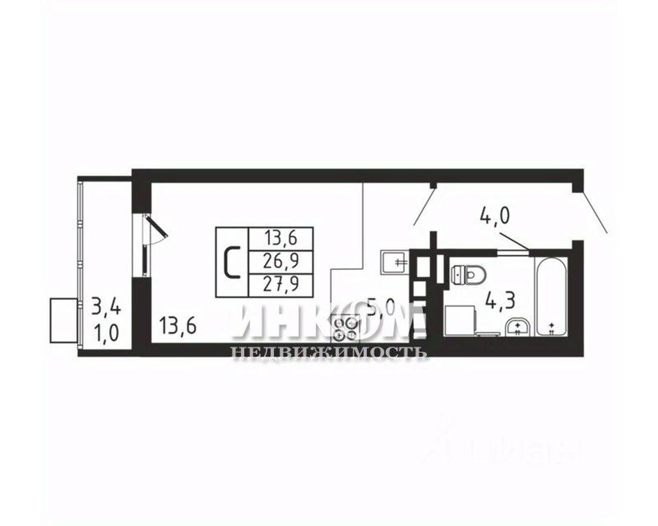 Apartment Sale, 27.9 sq. m. at Pirogovskaya Rivera, Tsentralnaya Street, Pirogovo Village, Mytishi Urban District, Moscow Region, Russia #1 Apartment Sale, 27.9 sq. m. at Pirogovskaya Rivera, Tsentralnaya Street, Pirogovo Village, Mytishi Urban District, Moscow Region, Russia #1