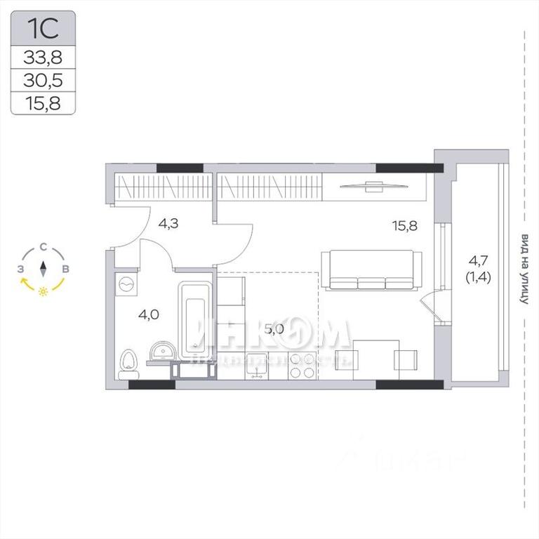 Apartment Sale, 30.5 sq. m. at Pirogovskaya Rivera, Tsentralnaya Street, Pirogovo Village, Mytishi Urban District, Moscow Region, Russia #1 Apartment Sale, 30.5 sq. m. at Pirogovskaya Rivera, Tsentralnaya Street, Pirogovo Village, Mytishi Urban District, Moscow Region, Russia #1