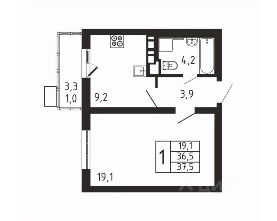 Apartment Sale, 37.5 sq. m. at Pirogovskaya Rivera, Tsentralnaya Street, Pirogovo Village, Mytishi Urban District, Moscow Region, Russia #2 Apartment Sale, 37.5 sq. m. at Pirogovskaya Rivera, Tsentralnaya Street, Pirogovo Village, Mytishi Urban District, Moscow Region, Russia #2
