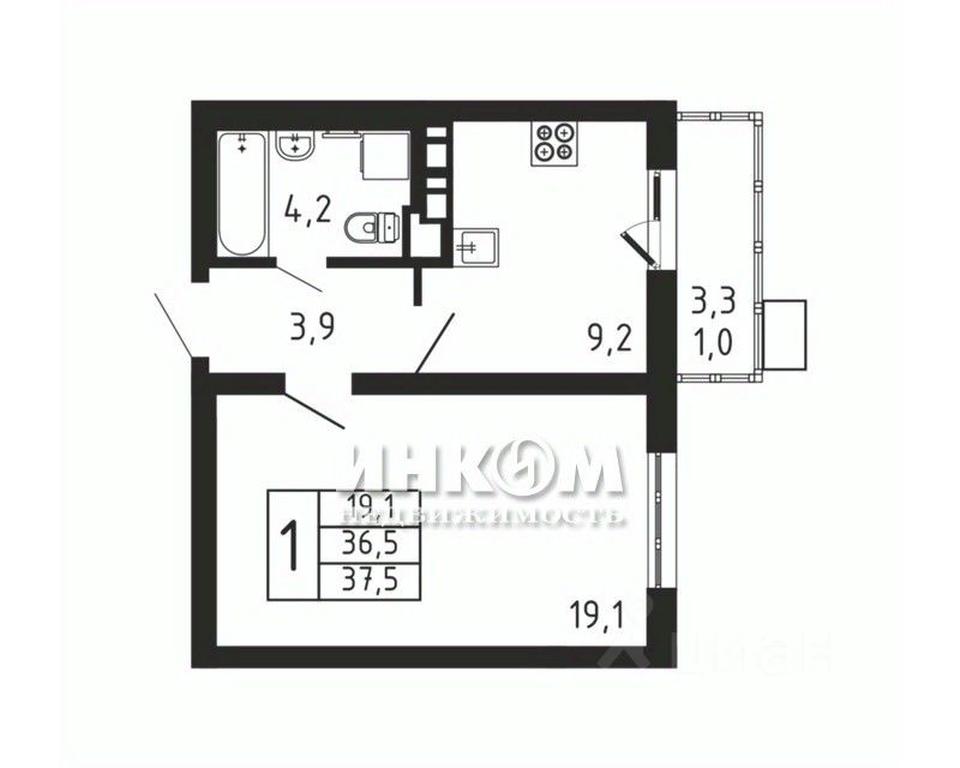 Apartment Sale, 37.5平方米 at Pirogovskaya Rivera, Tsentralnaya Street, Pirogovo Village, Mytishi Urban District, Moscow Region, Russia #1 Apartment Sale, 37.5平方米 at Pirogovskaya Rivera, Tsentralnaya Street, Pirogovo Village, Mytishi Urban District, Moscow Region, Russia #1