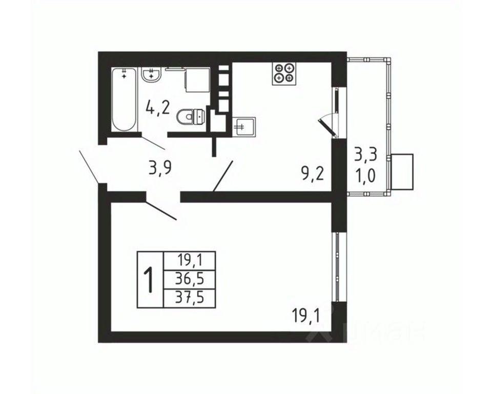 Apartment Sale, 37.5 sq. m. at Pirogovskaya Rivera, Tsentralnaya Street, Pirogovo Village, Mytishi Urban District, Moscow Region, Russia #2 Apartment Sale, 37.5 sq. m. at Pirogovskaya Rivera, Tsentralnaya Street, Pirogovo Village, Mytishi Urban District, Moscow Region, Russia #2